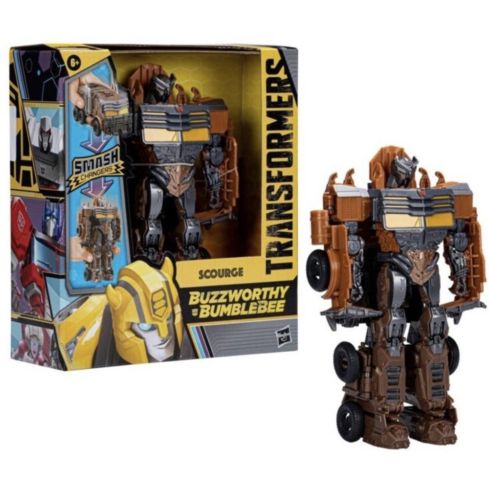 Transformers Buzzworthy BumblebeeSmash‎ Changers Scourge ActionFigure Kid Toy
